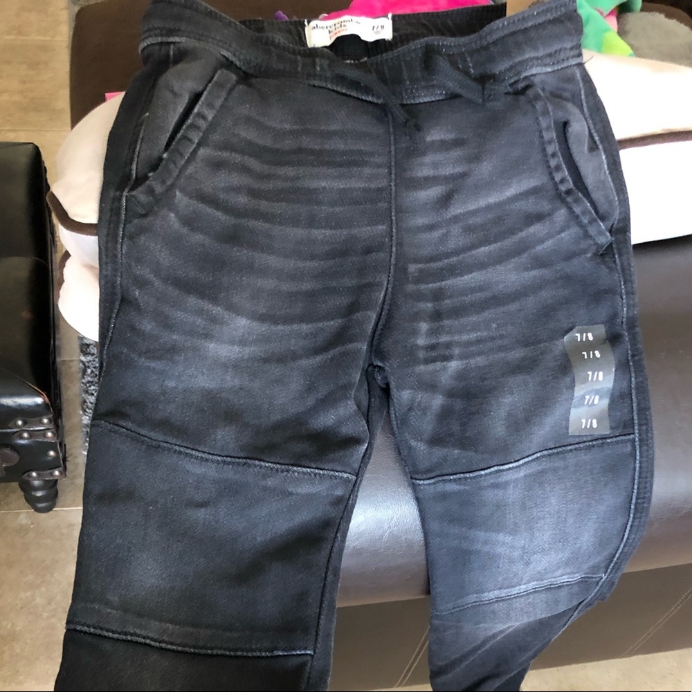 Abercrombie kids denim jogger